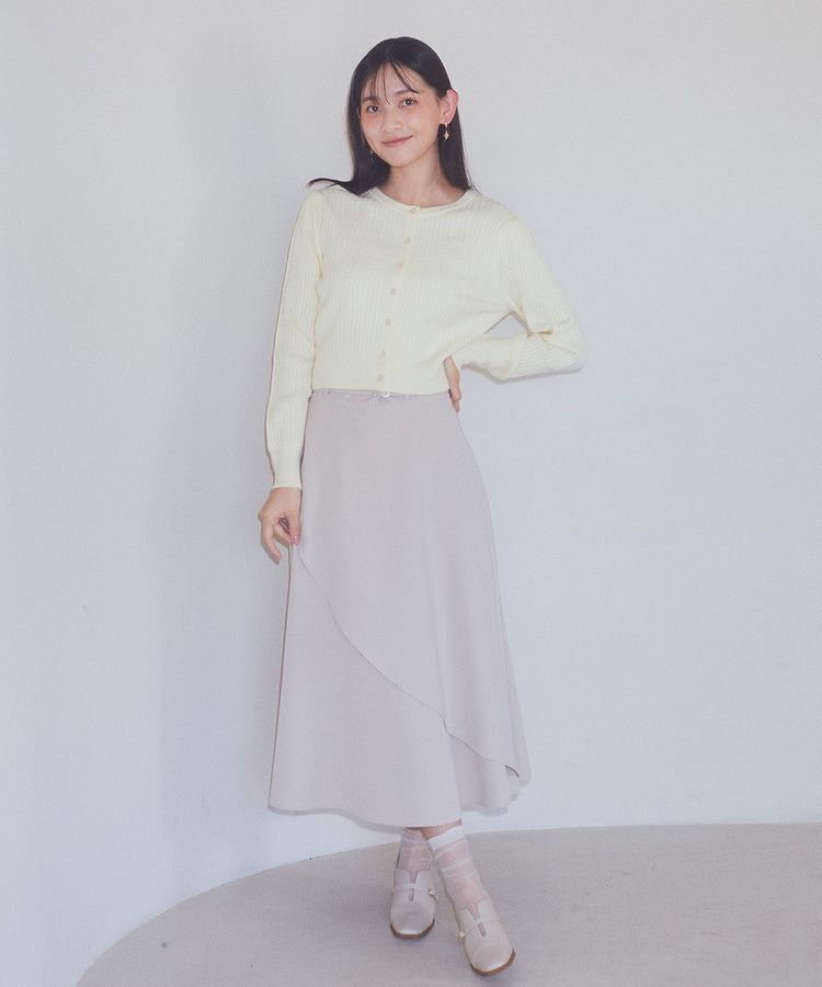 earth music&ecology「ミニケーブルコンパクトカーディガン」|カーディガン|