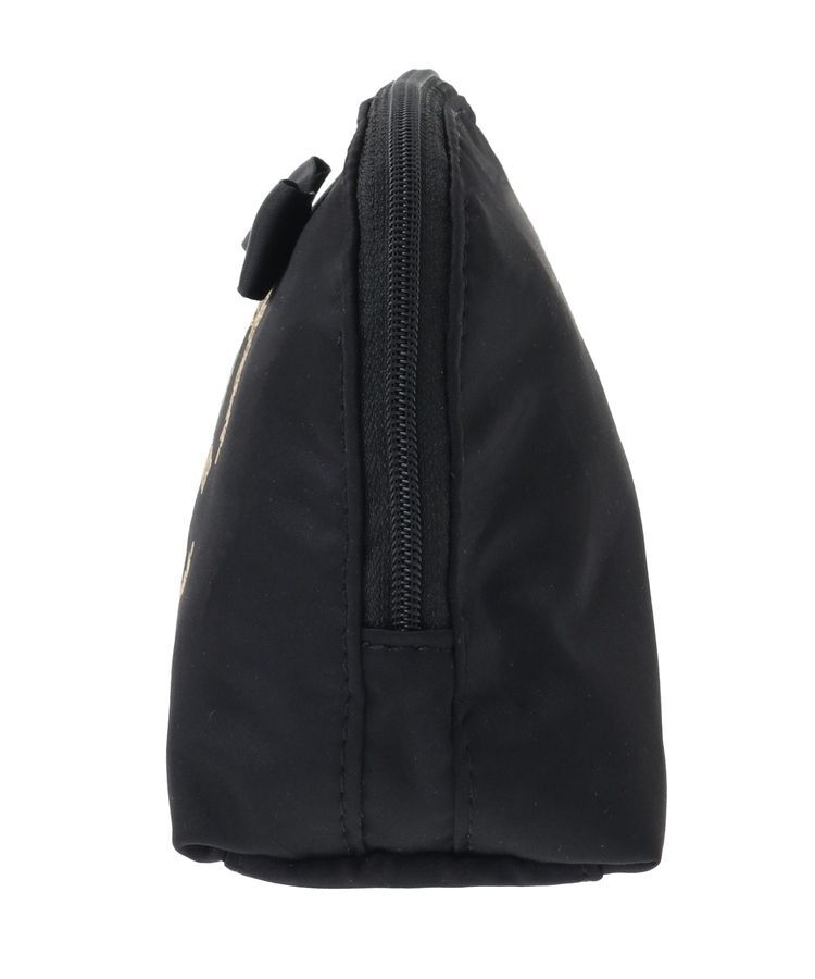 Maison de FLEUR「サテンリボンラウンドポーチ」|ポーチ|