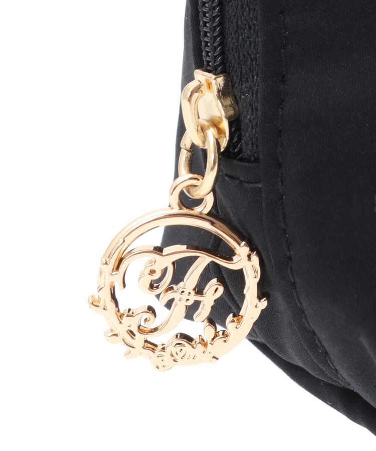 Maison de FLEUR「サテンリボンラウンドポーチ」|ポーチ|