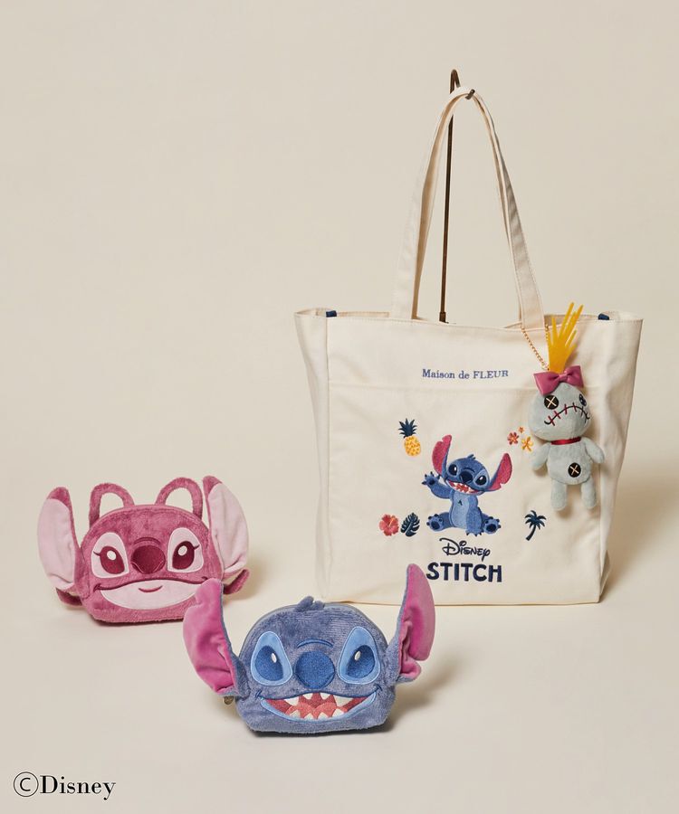 Maison de FLEUR「スティッチ/ラウンドポーチ」|ポーチ|