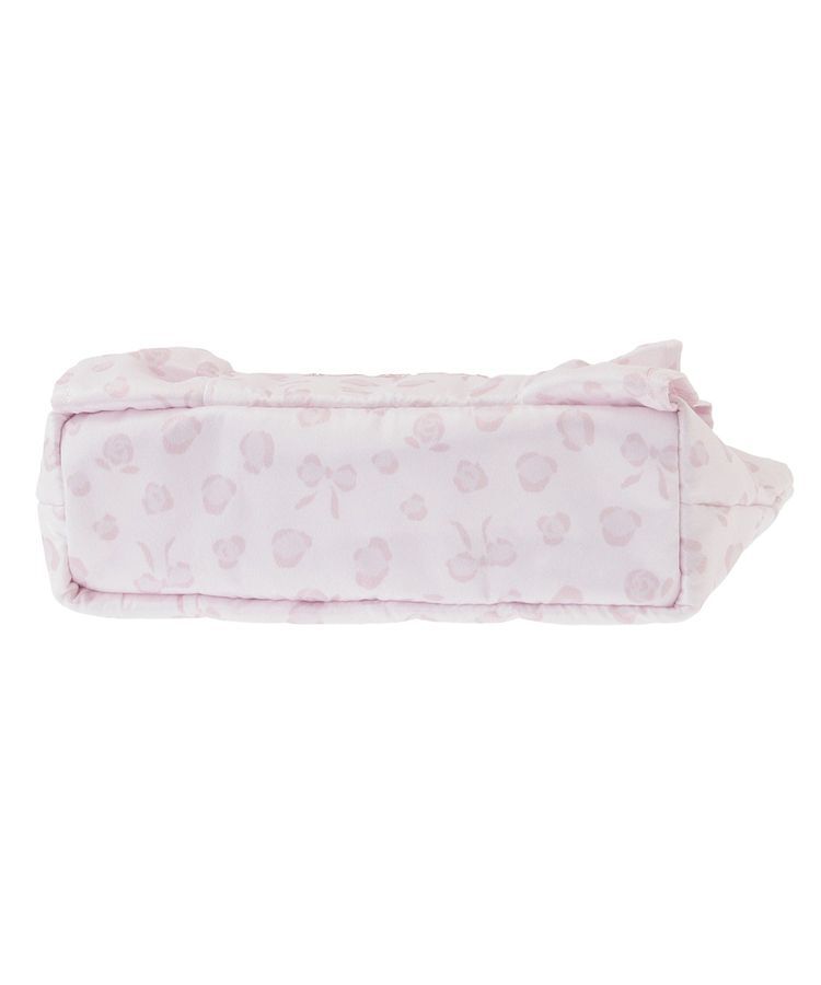 Maison de FLEUR「リボンレオパードフリルポーチ」|ポーチ|