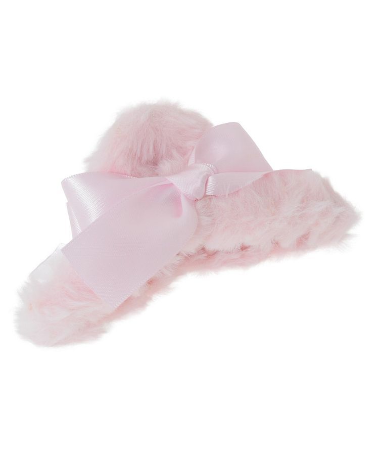 Maison de FLEUR「ピンクマニアファーリボンバンスクリップ」|その他|
