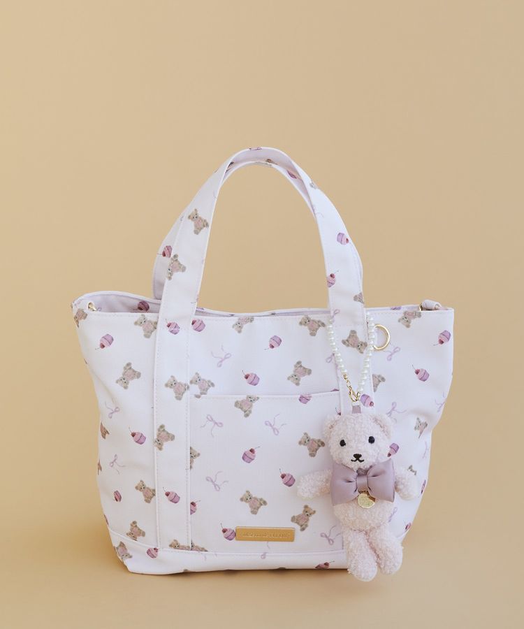 Maison de FLEUR「ベア総柄2Wayトートバッグ」|トートバッグ|