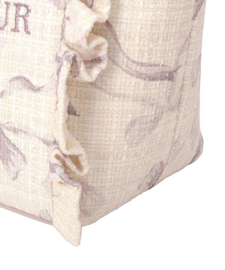 Maison de FLEUR「ツイードリボンプリント2WayバッグM」|ハンドバッグ|