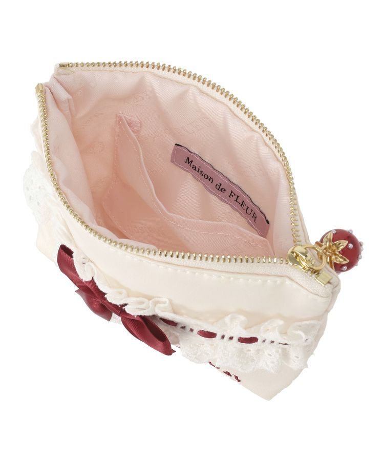 Maison de FLEUR「ガトーフレーズスクエアポーチ」|ポーチ|