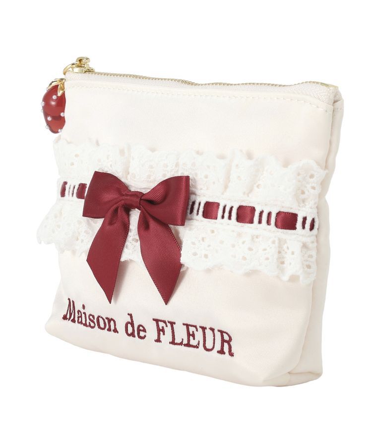 Maison de FLEUR「ガトーフレーズスクエアポーチ」|ポーチ|