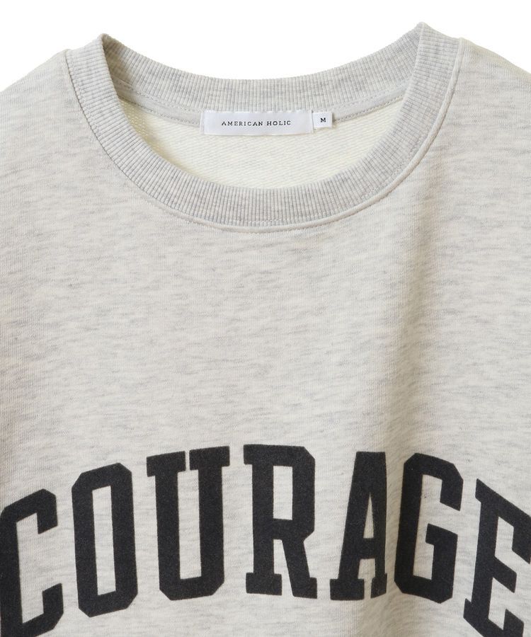 AMERICAN HOLIC「COURAGEフロッキーロングスウェット２」|スウェット・ジャージ|