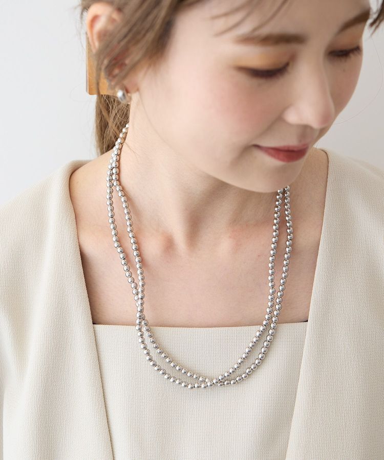 AMERICAN HOLIC「メタルボールネックレス」|ネックレス|