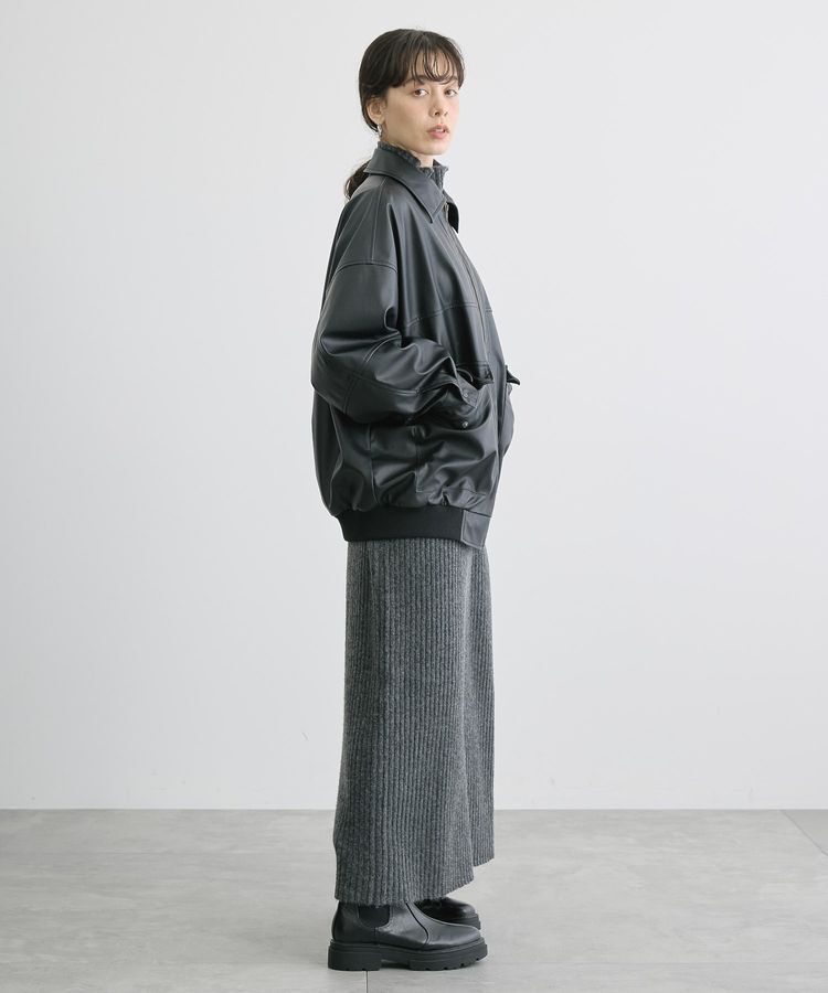 AMERICAN HOLIC「フェイクレザーブルゾン」|ブルゾン・スタジャン|