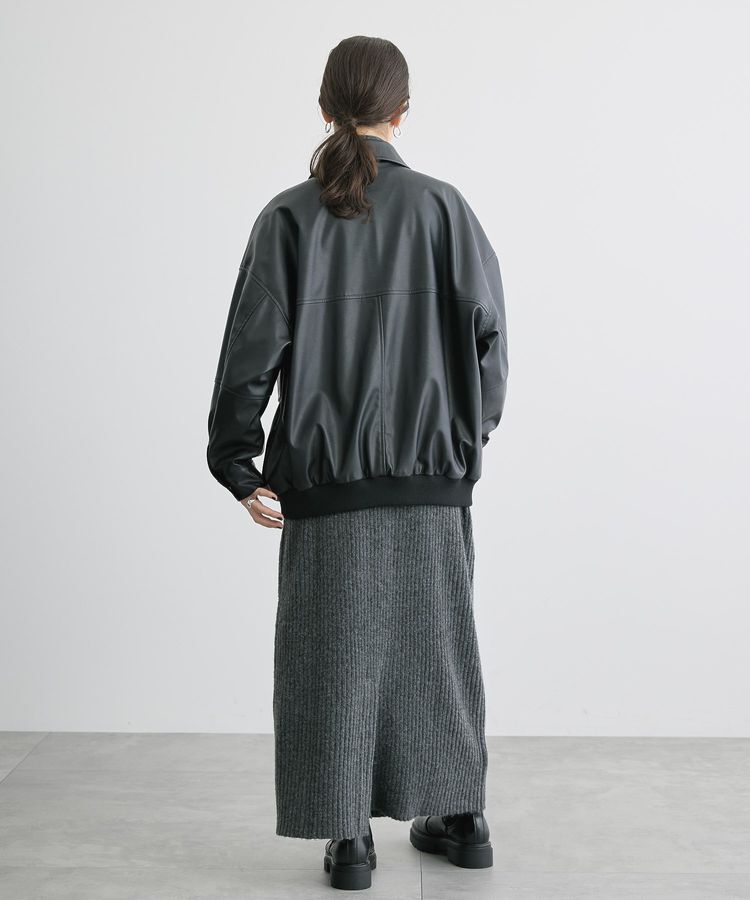 AMERICAN HOLIC「フェイクレザーブルゾン」|ブルゾン・スタジャン|