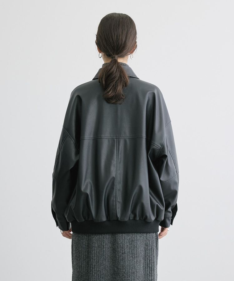 AMERICAN HOLIC「フェイクレザーブルゾン」|ブルゾン・スタジャン|