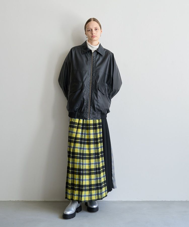 AMERICAN HOLIC「フェイクレザーブルゾン」|ブルゾン・スタジャン|