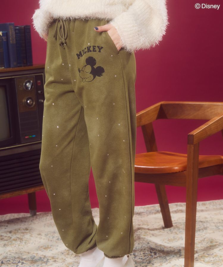 AMERICAN HOLIC「ラインストーンスウェットパンツ/Disney」|その他|