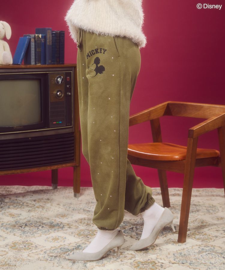 AMERICAN HOLIC「ラインストーンスウェットパンツ/Disney」|その他|