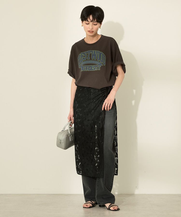 AMERICAN HOLIC「バイオウォッシュ加工ロゴTシャツ」|Tシャツ・カットソー|