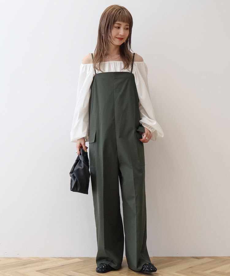 AMERICAN HOLIC「カーゴポケットキャミサロペット」|オールインワン|