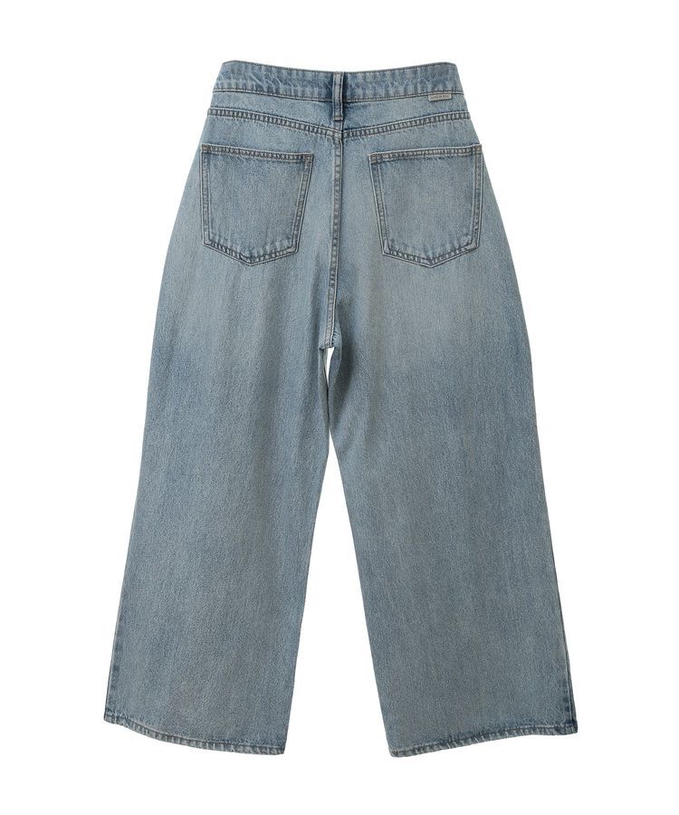 AMERICAN HOLIC「タックワイドデニム」|デニム|