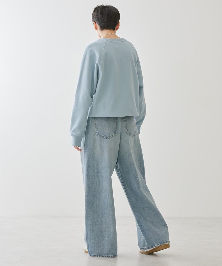 AMERICAN HOLIC「タックワイドデニム」|デニム|