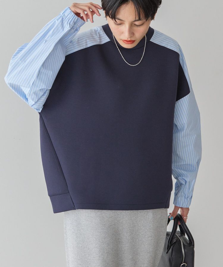 AMERICAN HOLIC「異素材コクーンポンチプルオーバー」|Tシャツ・カットソー|