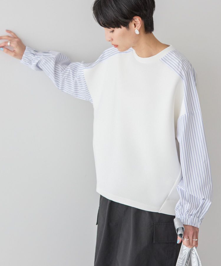 AMERICAN HOLIC「異素材コクーンポンチプルオーバー」|Tシャツ・カットソー|