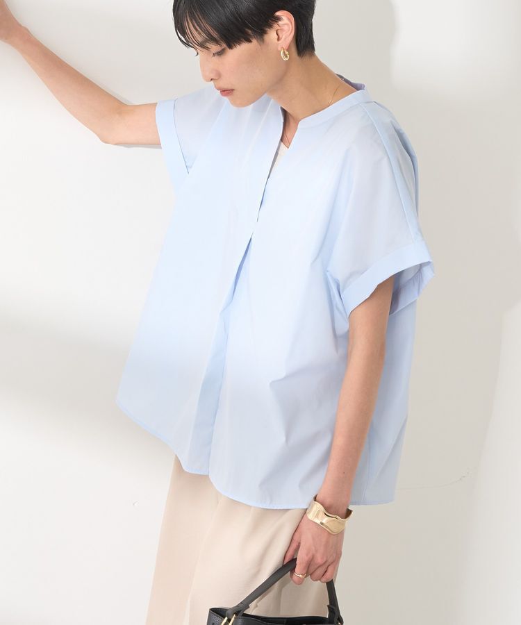 AMERICAN HOLIC「スキッパー半袖シャツ」|シャツ・ブラウス|