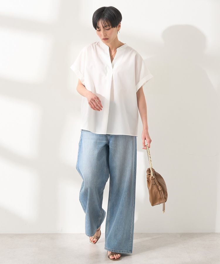 AMERICAN HOLIC「スキッパー半袖シャツ」|シャツ・ブラウス|