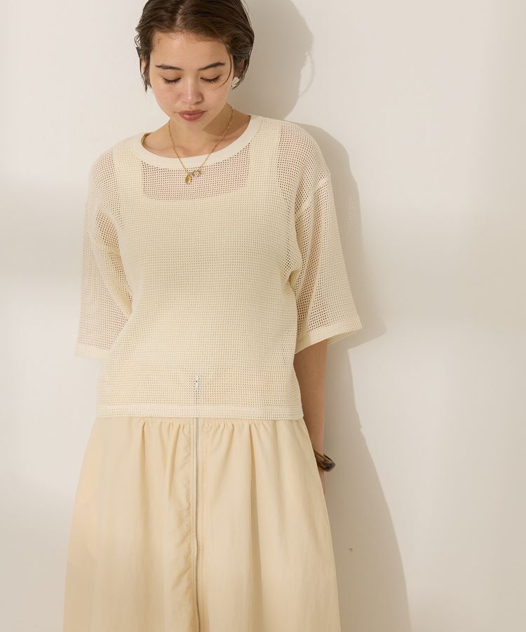 AMERICAN HOLIC「メッシュボックスTシャツ」|Tシャツ・カットソー|