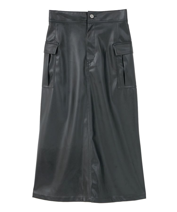 AMERICAN HOLIC「Wポケットフェイクレザースカート」|スカート|