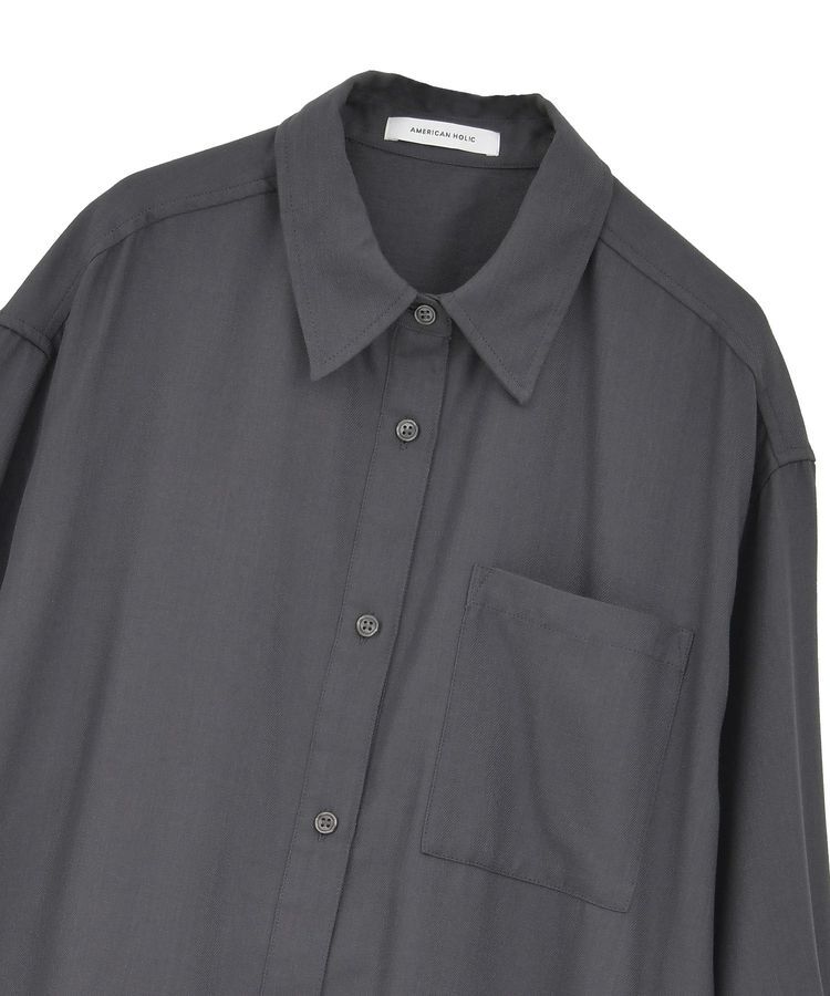 AMERICAN HOLIC「T/Rカルゼロングシャツワンピース」|ワンピース|