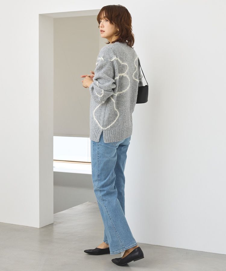 AMERICAN HOLIC「ニュアンスライン柄ニットプルオーバー」|ニット・セーター|