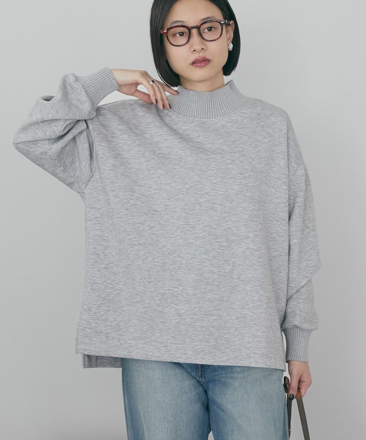 AMERICAN HOLIC「ハイネックリブポンチプルオーバー」|スウェット・ジャージ|Gray Mixture