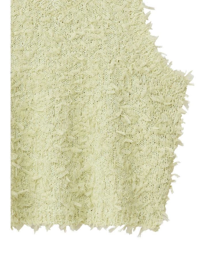 Green Parks「・swing　by　2wayチュールヤーンベスト」|ベスト・ジレ|