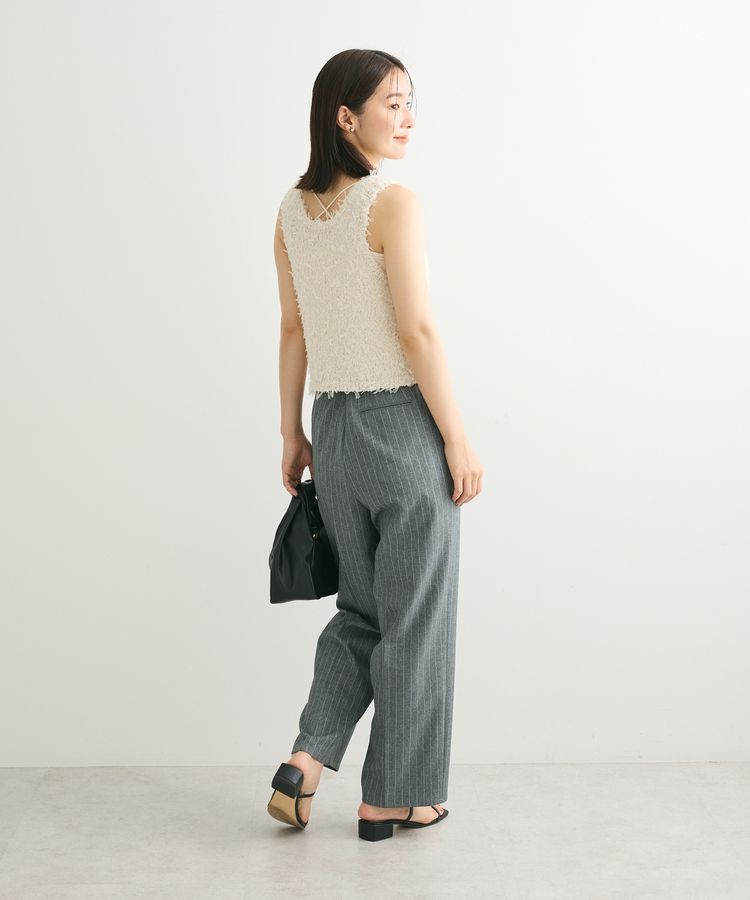 Green Parks「・swing　by　2wayチュールヤーンベスト」|ベスト・ジレ|