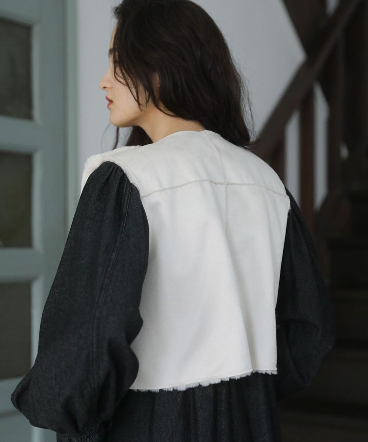 Green Parks「■ESCAR フラッフィーベスト」|ベスト・ジレ|