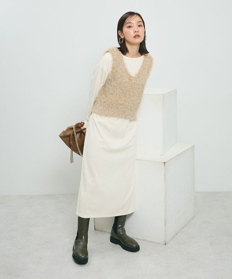 Green Parks「SET2点ベスト+リブワンピース」|ワンピース|Ivory