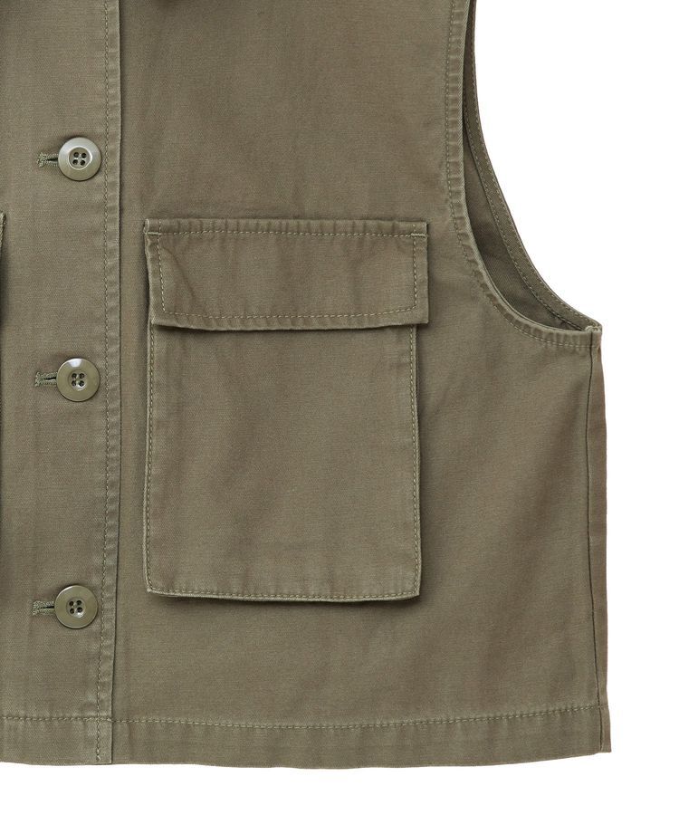 Green Parks「・SUGAR SPOON ミリタリーショートベスト」|ベスト・ジレ|