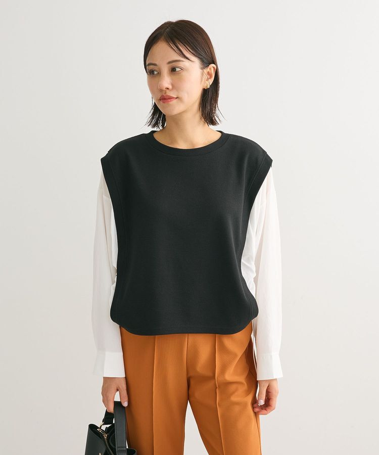 armonia「リップルドッキングシャーリングプルオーバー」|Tシャツ・カットソー|