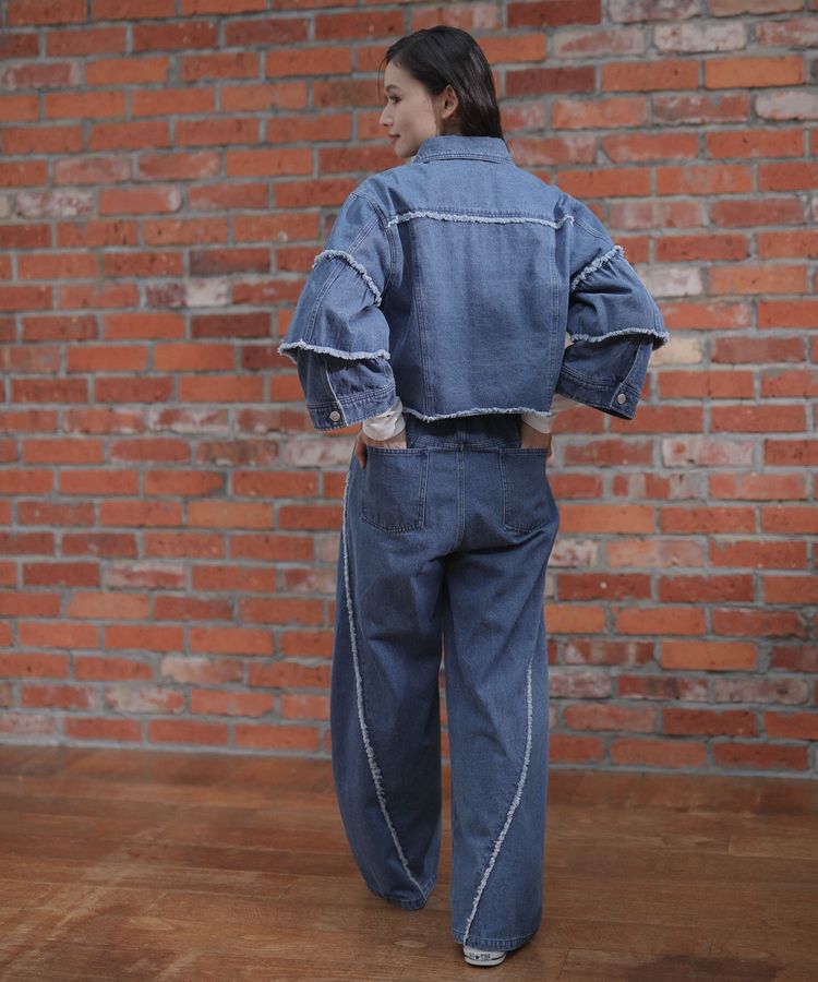 Green Parks「・DOUBLE FLAGS フレアスリーブGジャン」|その他|