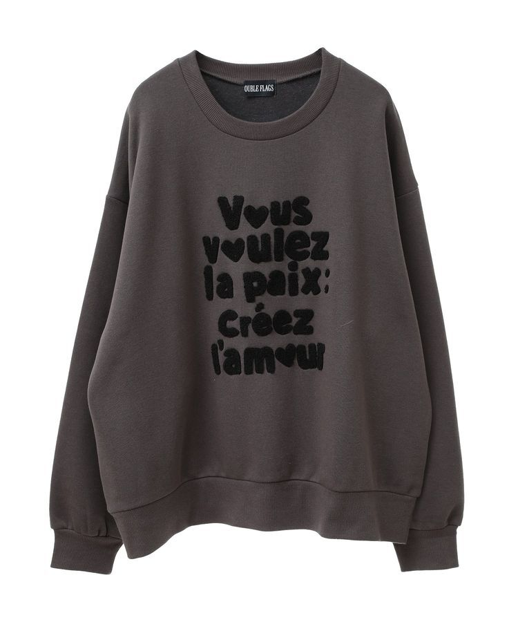 Green Parks「・DOUBLE FLAGS サガラ刺繍スウェット」|スウェット・ジャージ|