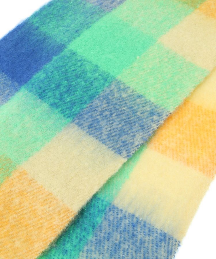 Green Parks「ボリュームチェックマフラー」|マフラー|