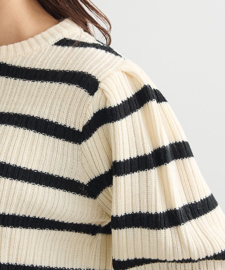 Green Parks「洗える パフニットプルオーバー」|ニット・セーター|