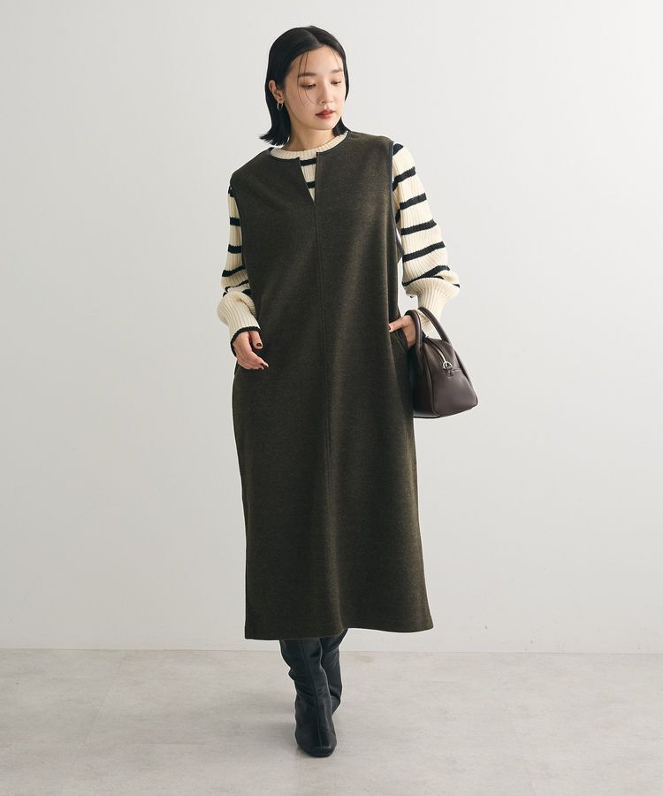 Green Parks「洗える パフニットプルオーバー」|ニット・セーター|