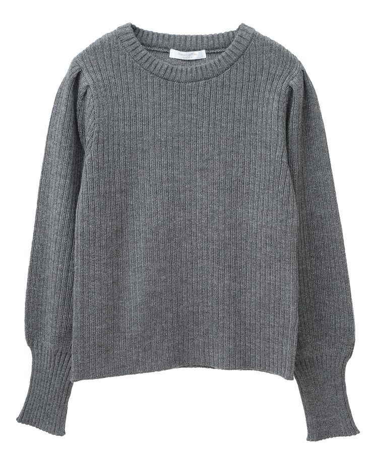 Green Parks「洗える パフニットプルオーバー」|ニット・セーター|