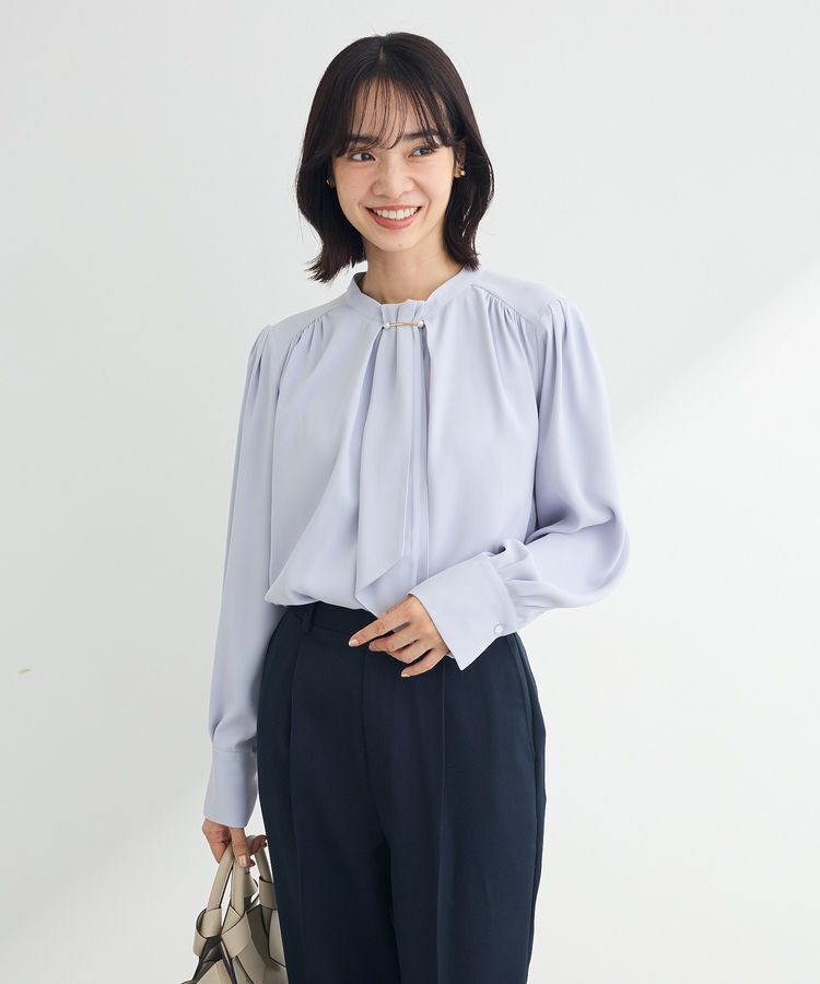 Green Parks「2wayボウタイブラウス」|シャツ・ブラウス|Sax