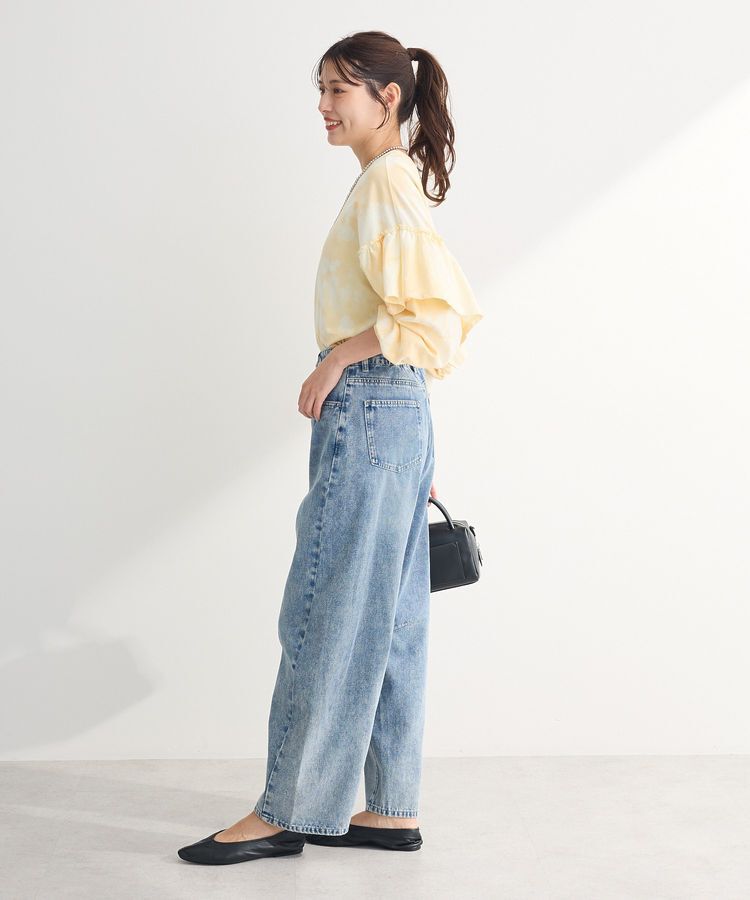 Green Parks「・ELENCARE DUE デニムバレルレッグパンツ」|デニム|