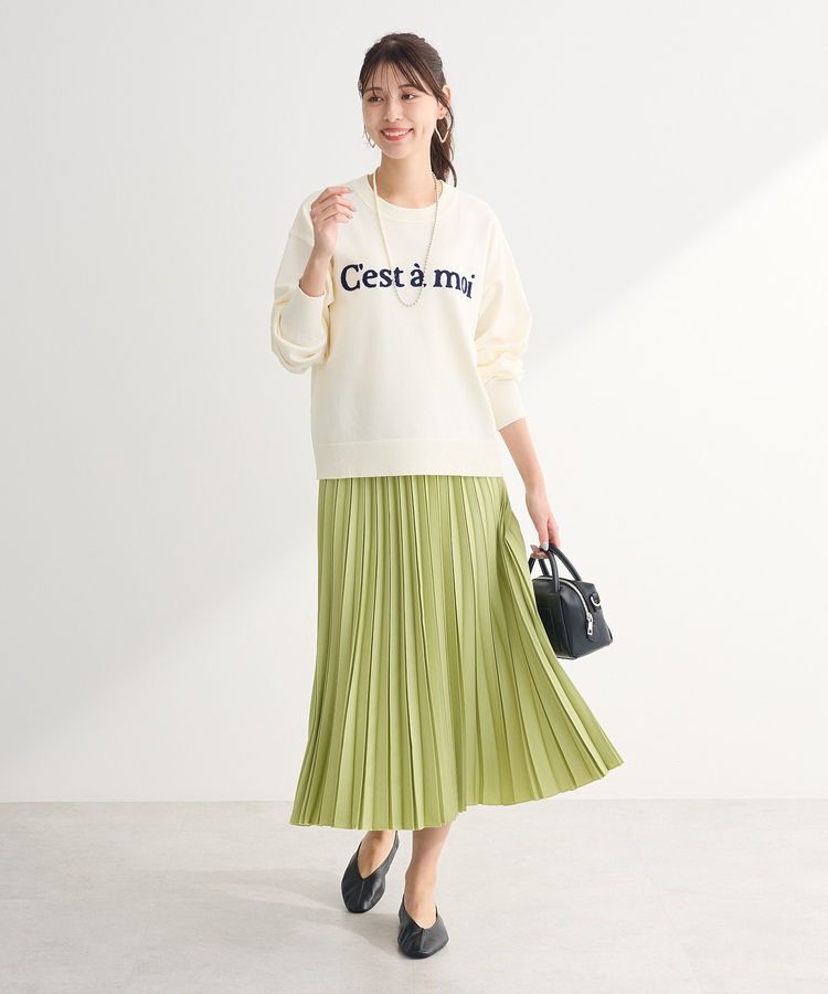 Green Parks「さがら刺繍ロゴニットプルオーバー」|ニット・セーター|