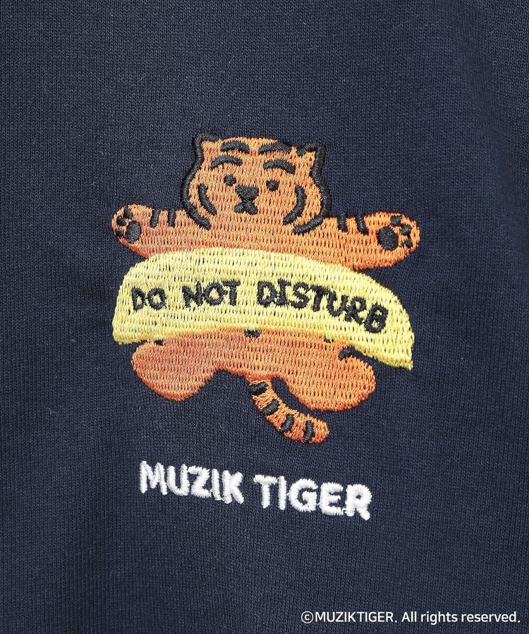 Green Parks「ムジークタイガー/さがら刺繍ワイドショートTシャツ」|Tシャツ・カットソー|