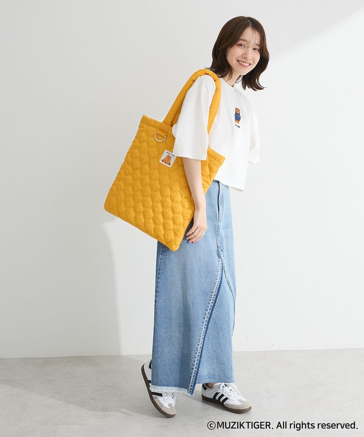 Green Parks「ムジークタイガー/さがら刺繍ワイドショートTシャツ」|Tシャツ・カットソー|