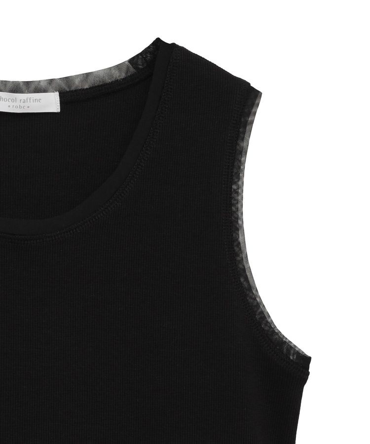 Green Parks「チュールドッキングタンクトップ」|インナー|