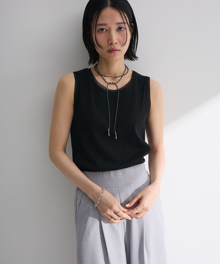 Green Parks「チュールドッキングタンクトップ」|インナー|